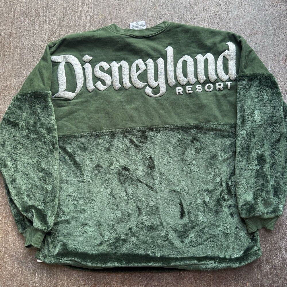 Disney Land Emerald Green Spirit Jersey Pullover Size XL